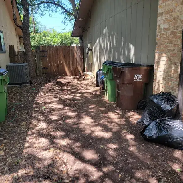 Side-Yard Cleanup – EcoWise Junk Removal Austin