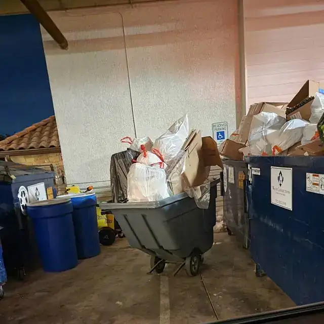 Dumpster Area Haul-Away – EcoWise Junk Removal Austin